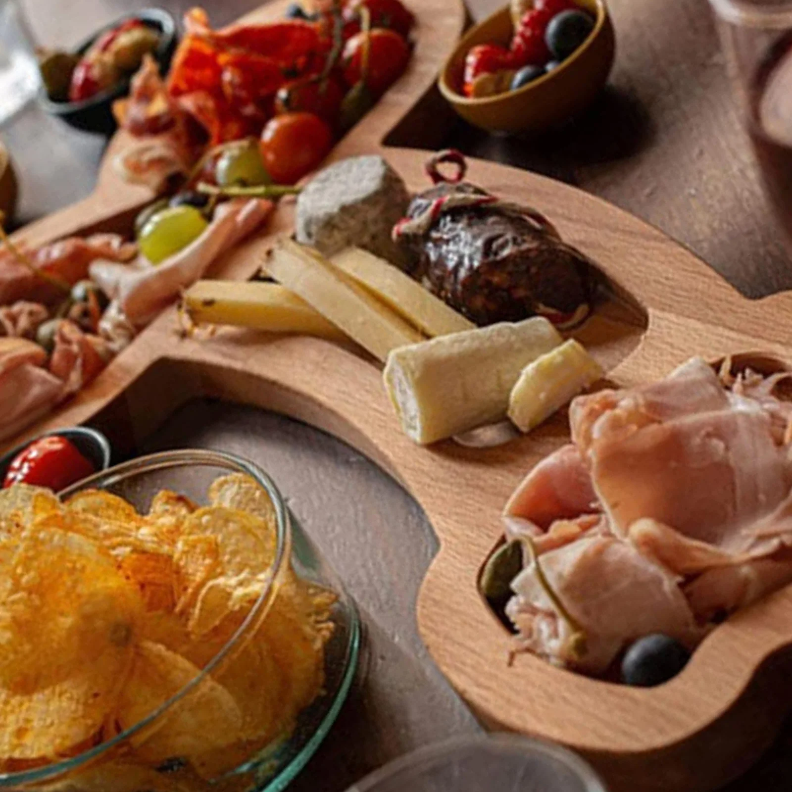 Aperitif Board Cheese Snack Board Funny Penis Shape Wooden Cheese Tray Novelty Charcuterie Storage Trays 24x15cm