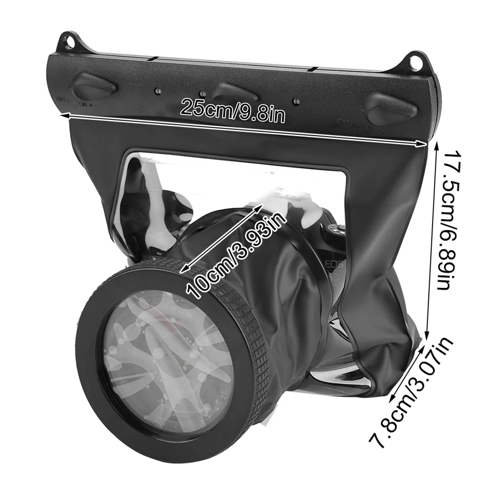 Tteoobl-Étui étanche sous-marin pour appareil photo, sac de plongée pour appareils photo reflex numériques Nikon, 20m