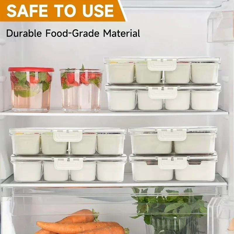 Snack Storage Box with Lid - Food-Grade Fresh-Keeping Container for Fruit and Snack Organization