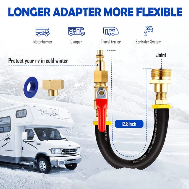 Adaptateur De Tuyau D'arrosage Pour Camping-car, Kit D'hivernage, Adapté  Pour Divers Systèmes D'eau - AliExpress