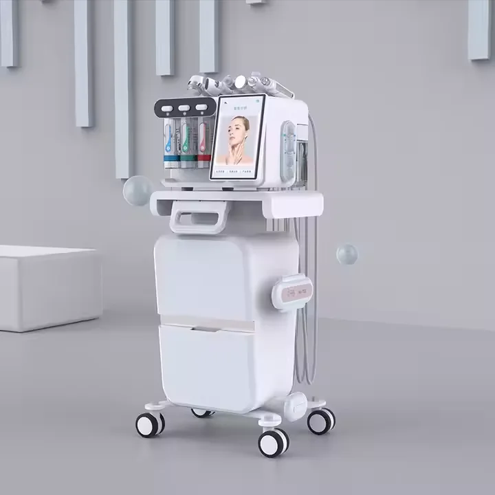 8 In 1 Multi-functional Facial Oxygen Bubble Deep Cleaning Skin Care Equipment Hydra Oxygen Jet dermabrasion machine