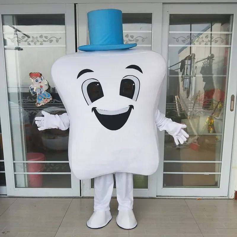 Cosplay World Oral Health Day stomatological hospital tooth character costume Mascot Advertising perform Fancy Dress Party props oral b ирригатор oral health center oxyjet md20 тип 3724