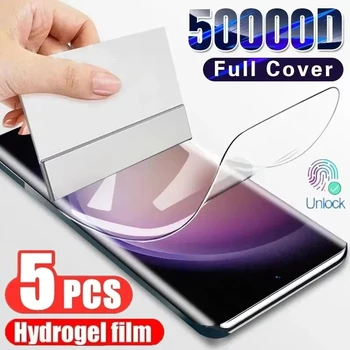 1-5PCS Pellicola Idrogel Morbida Per Samsung Galaxy A56 5G A55 A54 A36 A53 A52 A35 A34 A33 A52s A51 A32 A71 A72 A70 Protezione Dello Schermo