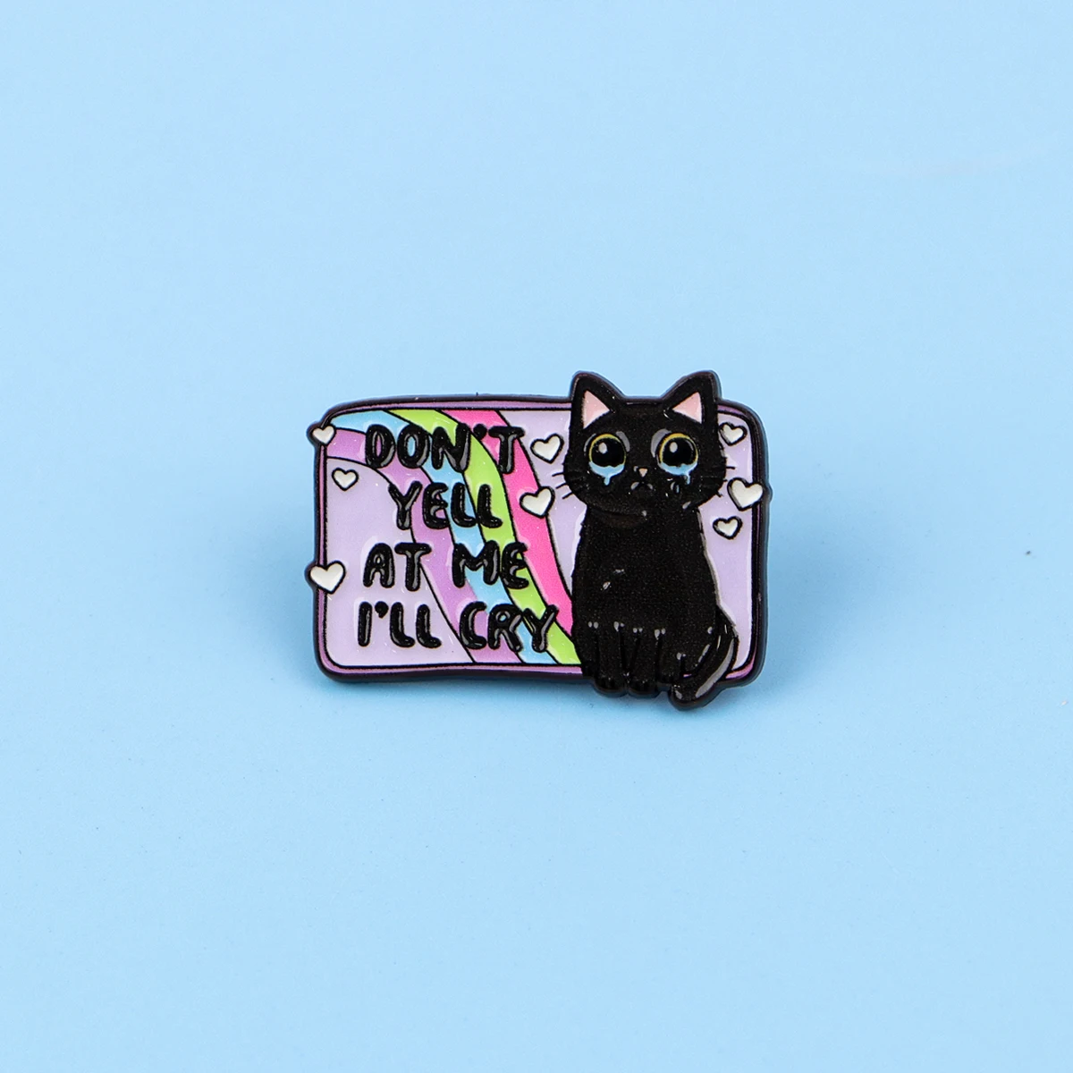 Charming Cat Enamel Pin Brooch – Stylish Metal Lapel Accessory and Gift