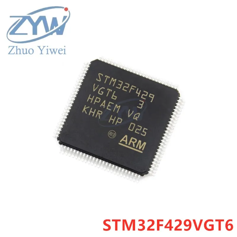 

STM32F429VGT6 LQFP-100 STM32F STM32F429 STM32F429VGT 180MHz 1MB ARM Cortex-M4 chip 32-bit microcontroller New original