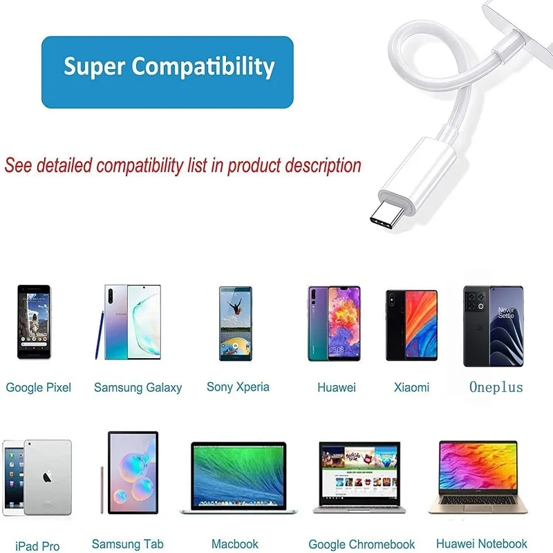 USB C to 3.5mm Headphone and Charger Adapter 2 in 1 Type C to Audio Jack PD Charging Dongle for Samsung Xiaomi Huawei usb port adaptor,usb hub converter,cable converter,type c otg adapter