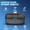 Garage Door Remote Control Transmitter Garage Door Opener Yellow Learn Button 310MHZ 315MHZ 390MHZ For 971LM 893MAX 2