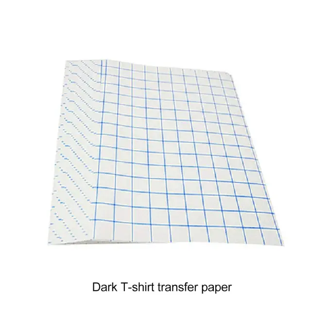 Inkjet Printable Iron-On Heat Transfer Paper for Dark Fabrics A4 Size Iron  On Transfer Vinyl Sheet for T Shirts and DIY Projects - AliExpress  Education & Office Supplies