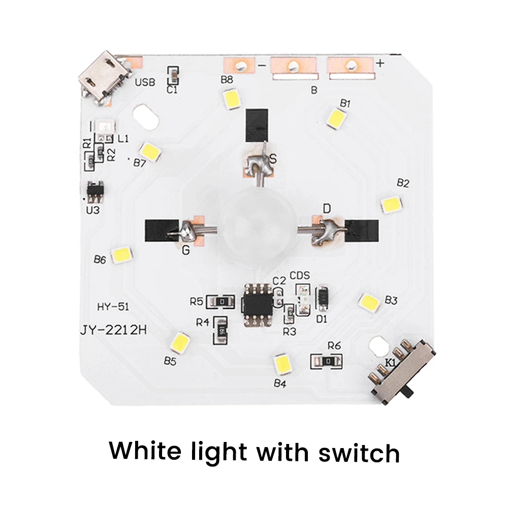 Description Picture 6 of itemSmart Human Body Sensors Module LED Night Light Infrared Human Body Sensor USB Charging with Light Sensing White/warm Light