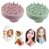 Wheat Straw Silicone Shampoo Brush Head Scalp Massage Comb Hair Washing Comb Clean Care Hair Root Itching Scalp Massage Comb 4