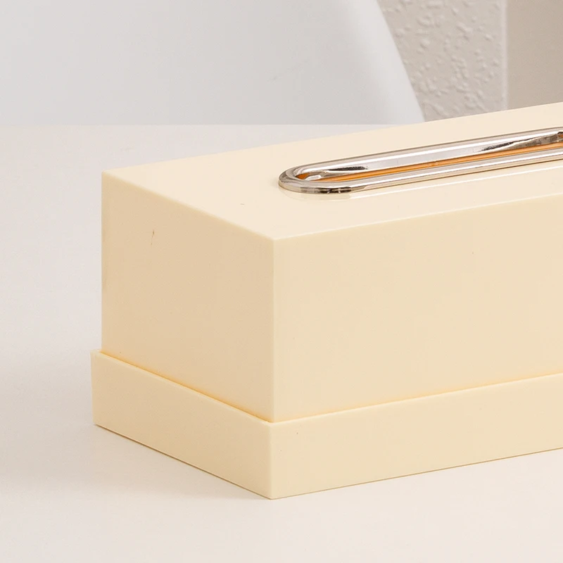 【EpeiusHome】 Paper Box Household Coffee Table Surface Tissue Box Light Luxury Nordic Simple Storage Box 6