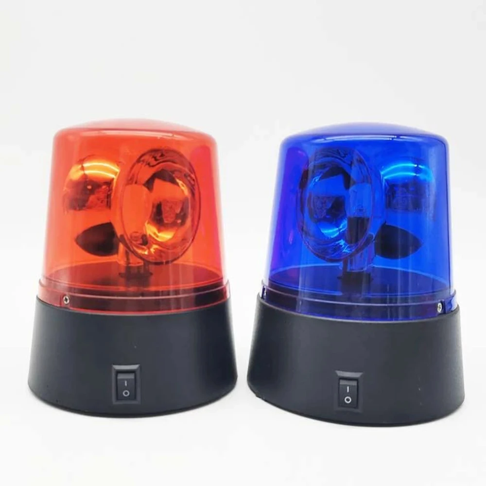 Rotating 360° Flashing Strobe Light with Reflector