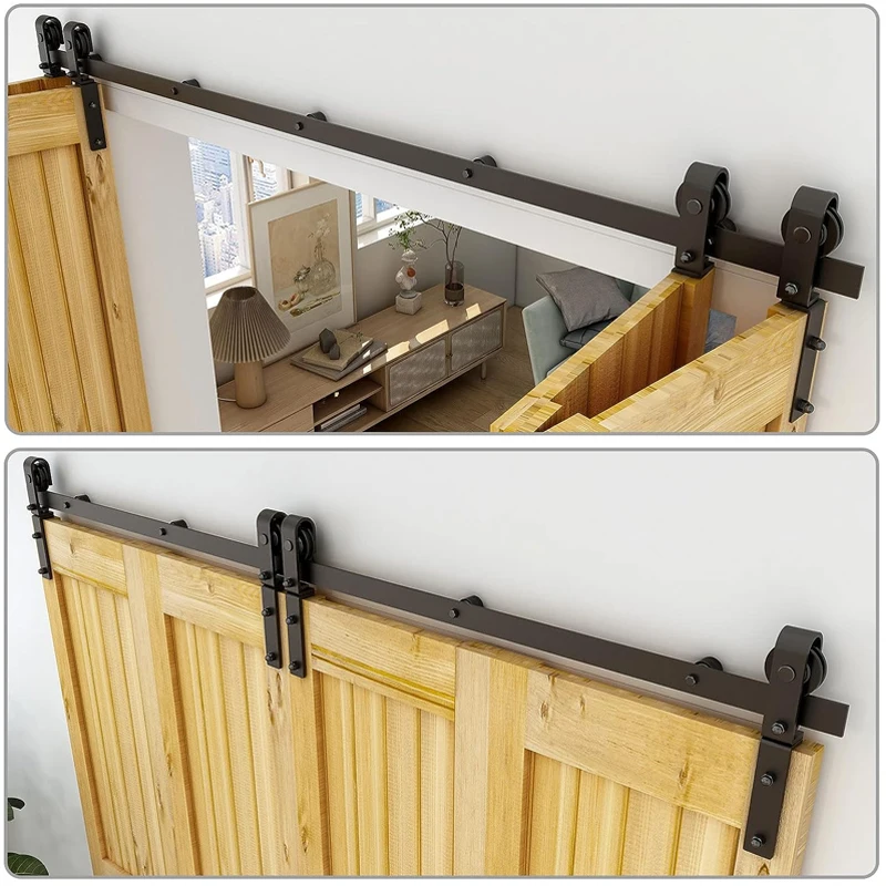 ＤＩＹ 122ｍ 吊り引き戸レール 4 FT バーンドア金具 引き扉 Amazon.co.jp: ZEKOO 吊り引き戸レール バーンドア金具 引き扉 4 FT