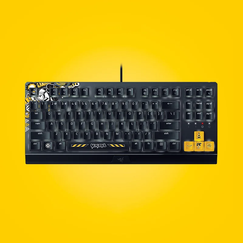 Origina Razer Minions Limited Edition Black widow x Tenkey less 