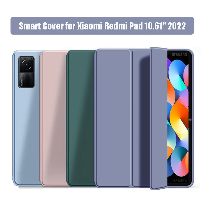 Capa Protetora de Silicone Fina com Suporte Magnético Capas para Xiaomi Redmi Pad 10.61 10.6 se 11 Pro