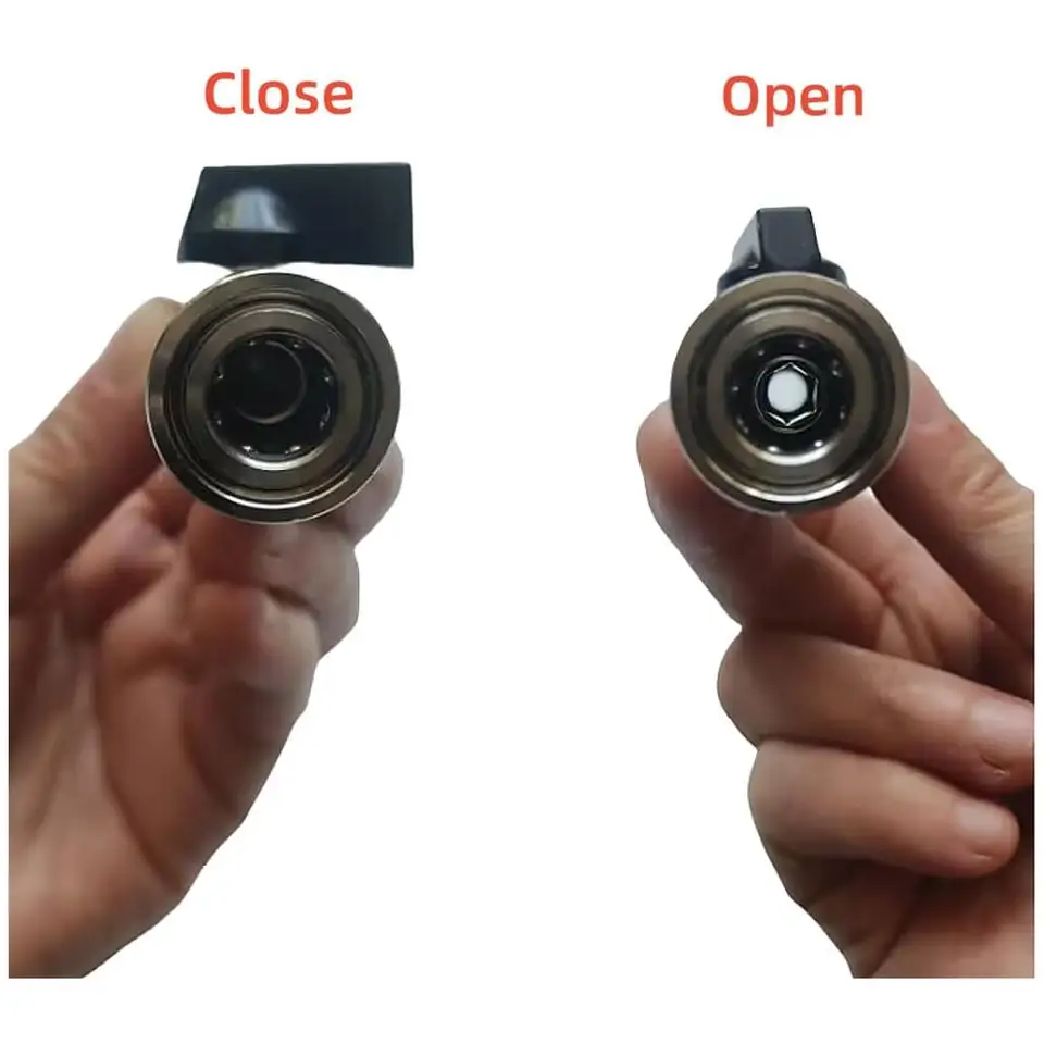 ボールバルブ 1/4 インチクイックコネクタ付き高圧洗浄機