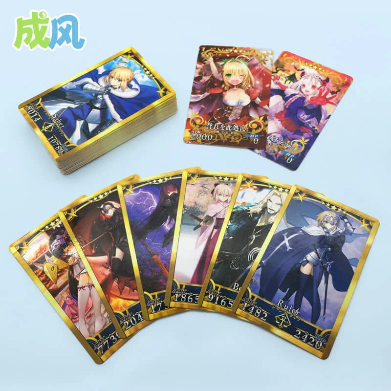 Anime Game Collection Cartões, Destino, FGO, O Santo Graal, Guerra Alter,  Brinquedos Hobbies, Hobby Collectibles, 62pcs, Conjunto