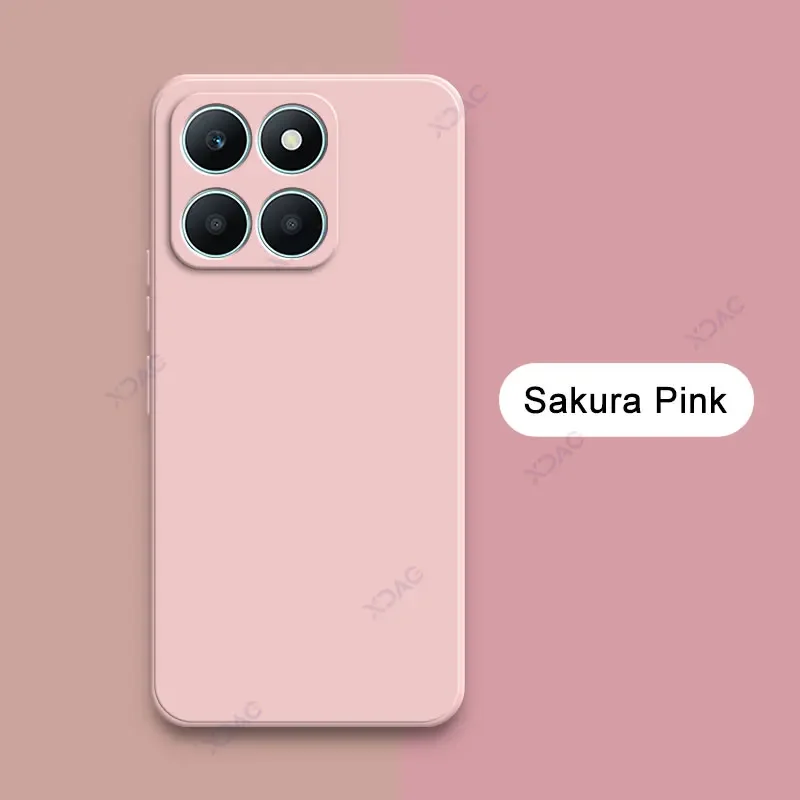 Premium Dual Layer Protective Case - Luxury Soft Square Liquid Silicone Armor, Full Camera Coverage