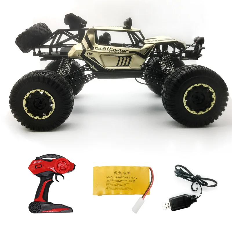 1:8 2.4GHZ Oversized Half-meter Body Alloy Climbing Remote Control Car 4WD Mountain Big Foot Off-road Vehicle Children's Toys lamborghini rc car RC Cars