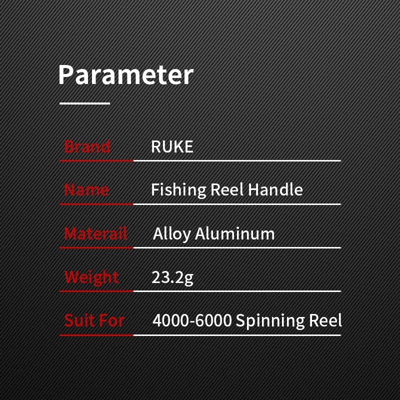 Kawa1pc Fishing Spinning Reel Handle For 4000-6000 Model Hexgon Shaft Handle Reel Single Handle DIY Fishing Tackle Accessory