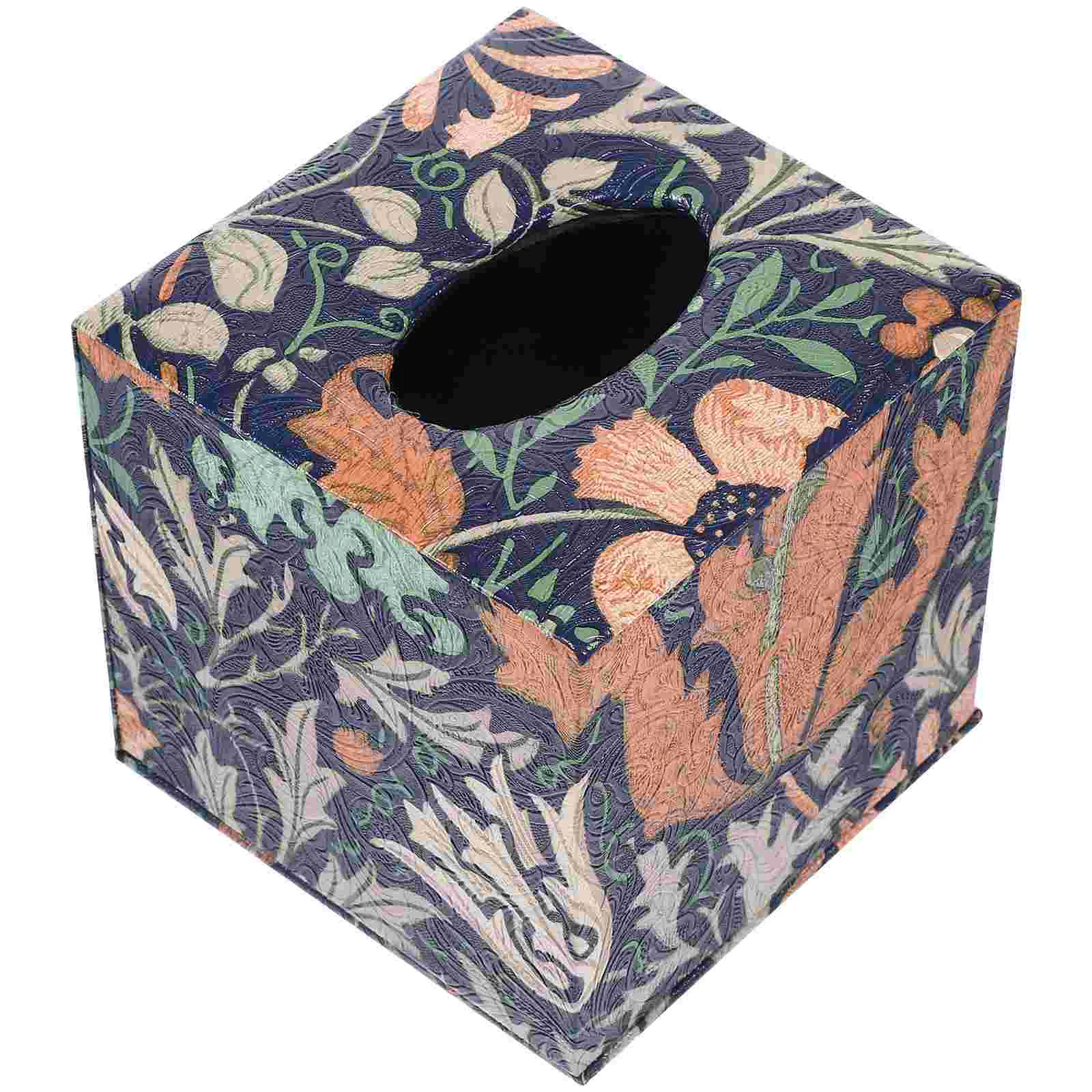 

Car Decor Vintage Towel Box Napkin Dispenser Portable Tissue Holder For Household Paper Storage Case