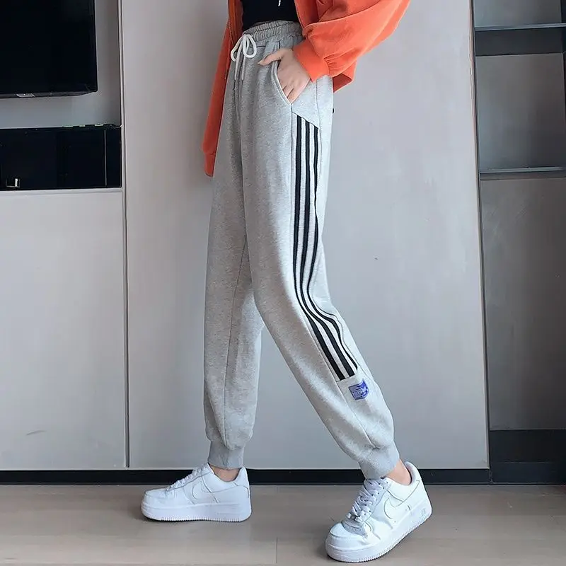 

Spring Autumn Sweatpants Women's Loose Casual Harem Pants Oversize Clothing Korea Stylish Wide Leg Outfit Korean Style Sports