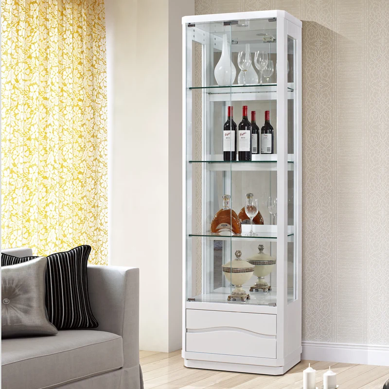 

Modern simple wall glass door wine cabinet decoration cabinet dining side cabinet glass cabinet locker living room wine cabinet