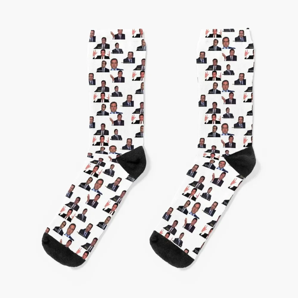 

the office pack Socks halloween Soccer compression Woman Socks Men's