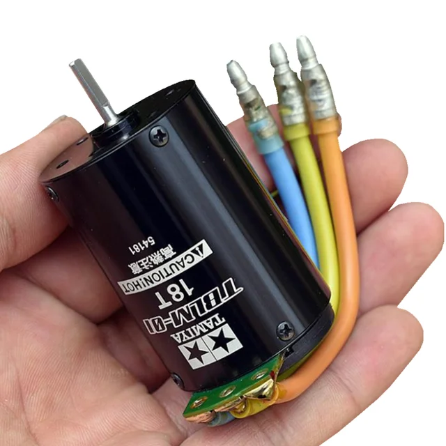 タミヤブラシレスモーター三個 タミヤ ブラシレスモーター 01 12T・ESC