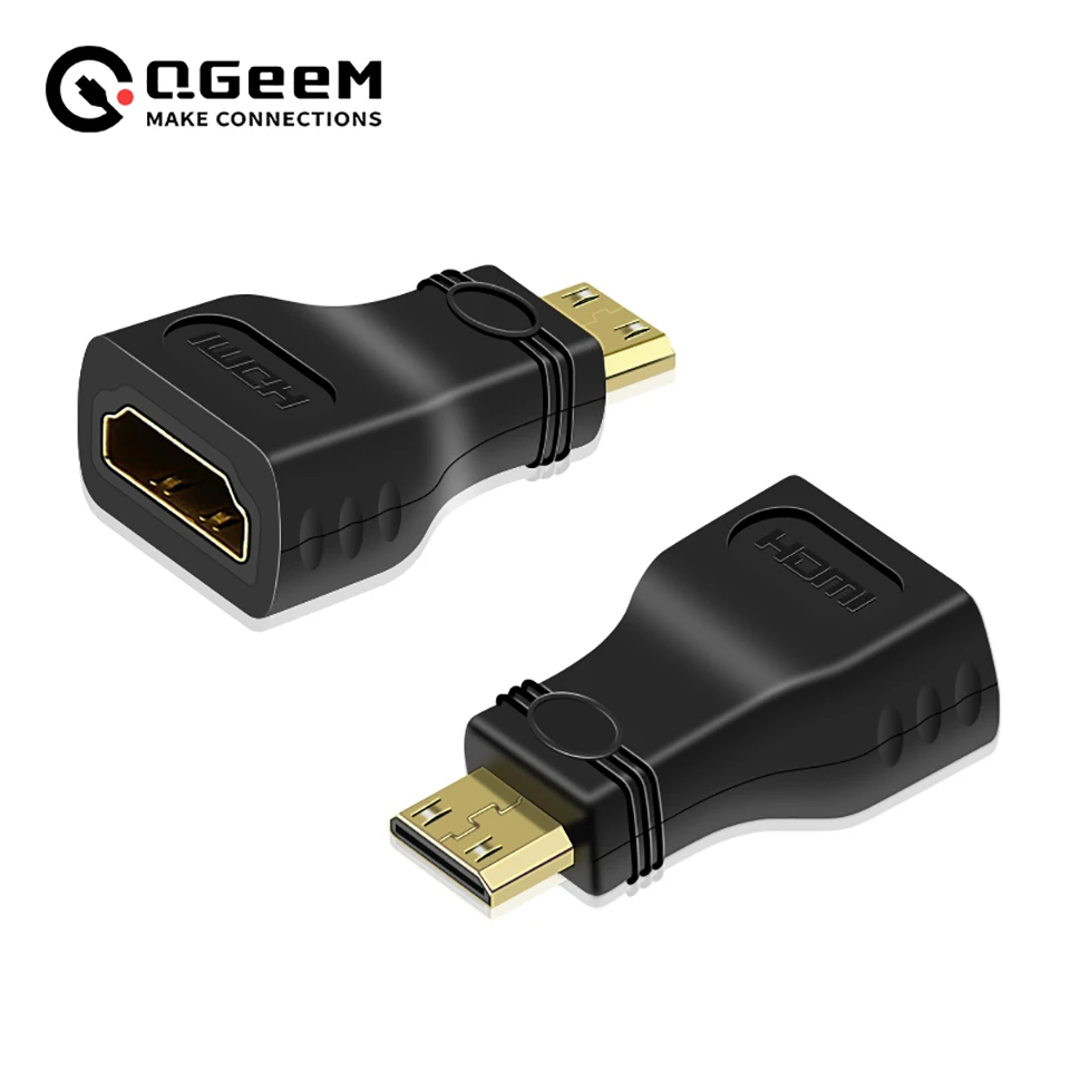 MINI HDMI MALE TO HDMI A FEMALE ADAPTER converter to MINI Adatper 1080 P 2K 4K FOR PC HDTV HD CAMERA 5504 hdmi adapter