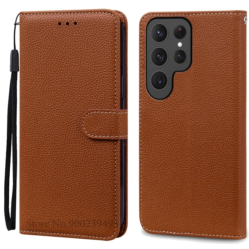 Leather Wallet Flip Case | Luxurious Book Cover Coque s