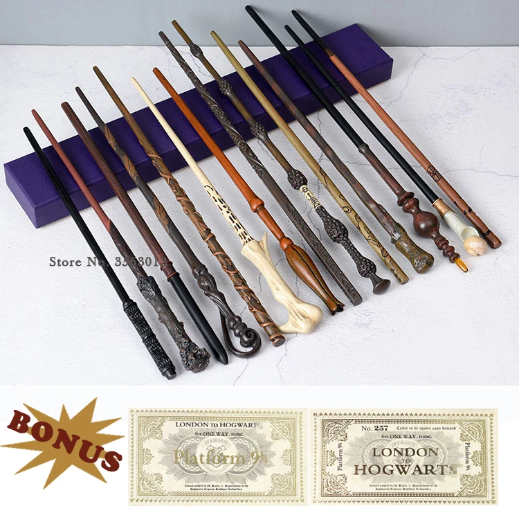 61 Kinds of Magic Wands Metal Core Bellatrix Wand 2 Ticket Gifts No Box Prop Stage Tricks Children's Toys |