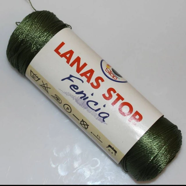 STOP FENICIA Fenicia of Lanas Stop ball of fine silk gloss - AliExpress