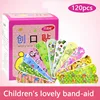 120Pcs/lot Cartoon Animal Pattern Children's Catch Hemostatic Patch First-Aid Children Strip Emergency Kit Wound Plaster Patches 1