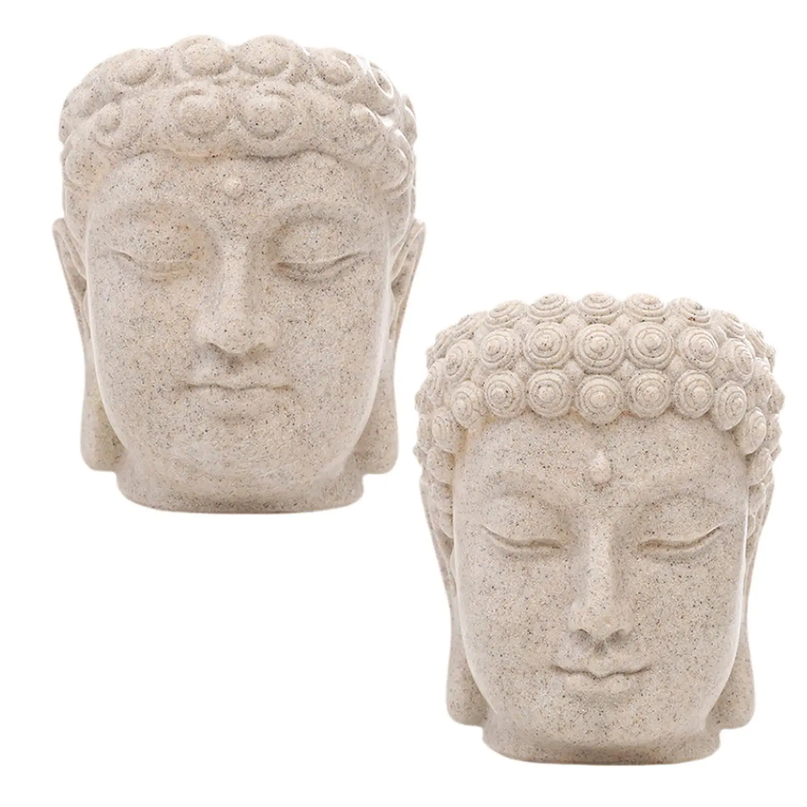 Buddha Head Figurine Flower Pot Plant Container Resin Desktop Ornament Planter for Patio Desk Shelf Indoor Outdoor Home Decor Buddha Head Figurine Flower Pot Plant Container Resin Desktop Ornament Planter for Patio Desk Shelf Indoor Outdoor Home Decor