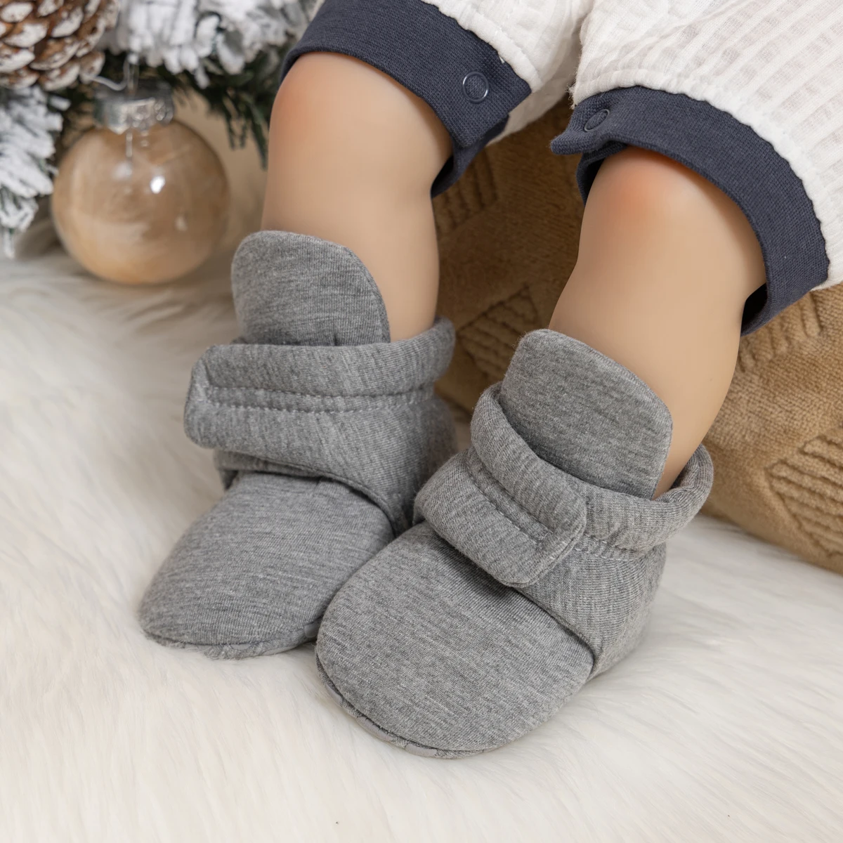 Winter Baby Unisex Casual Boden Socke Schuhe Baumwolle Hohe Qualität Warme Minimalistischen Kleinkind Erste Wanderer Weiche Anti-slip Flache sohle – Detail 19