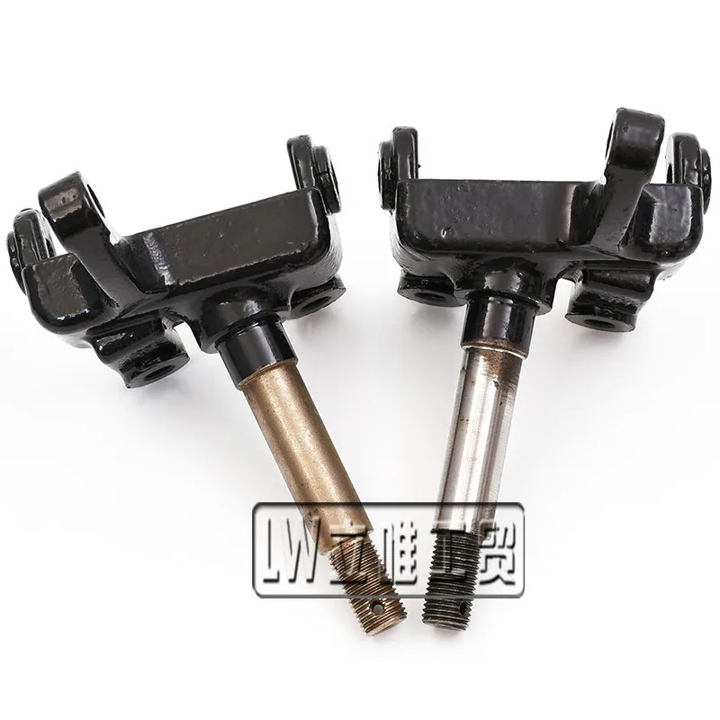 1SET 3 Stud Steering Strut Knuckle Spindles with Brake Disc Wheel Hub Fit for 49cc 110cc Electric ATV UTV Golf Buggy Bike Parts