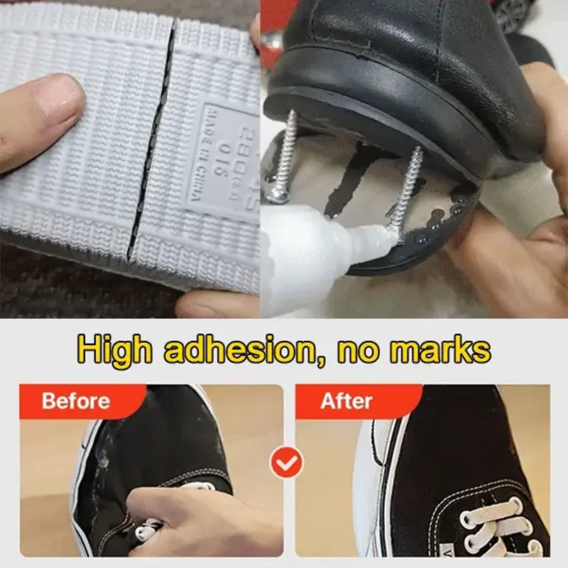 Shoe Glue 60ml Shoe Glue Shoemaker Repair Waterproof Wear-Resistant For Sneakers