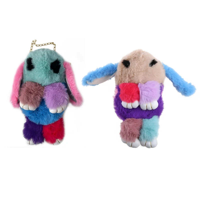 

Kindergarten Plush Long Ear Rabbie Bags Cartoon Hare Kids Soft Backpack Stuffed Baby Children Presents