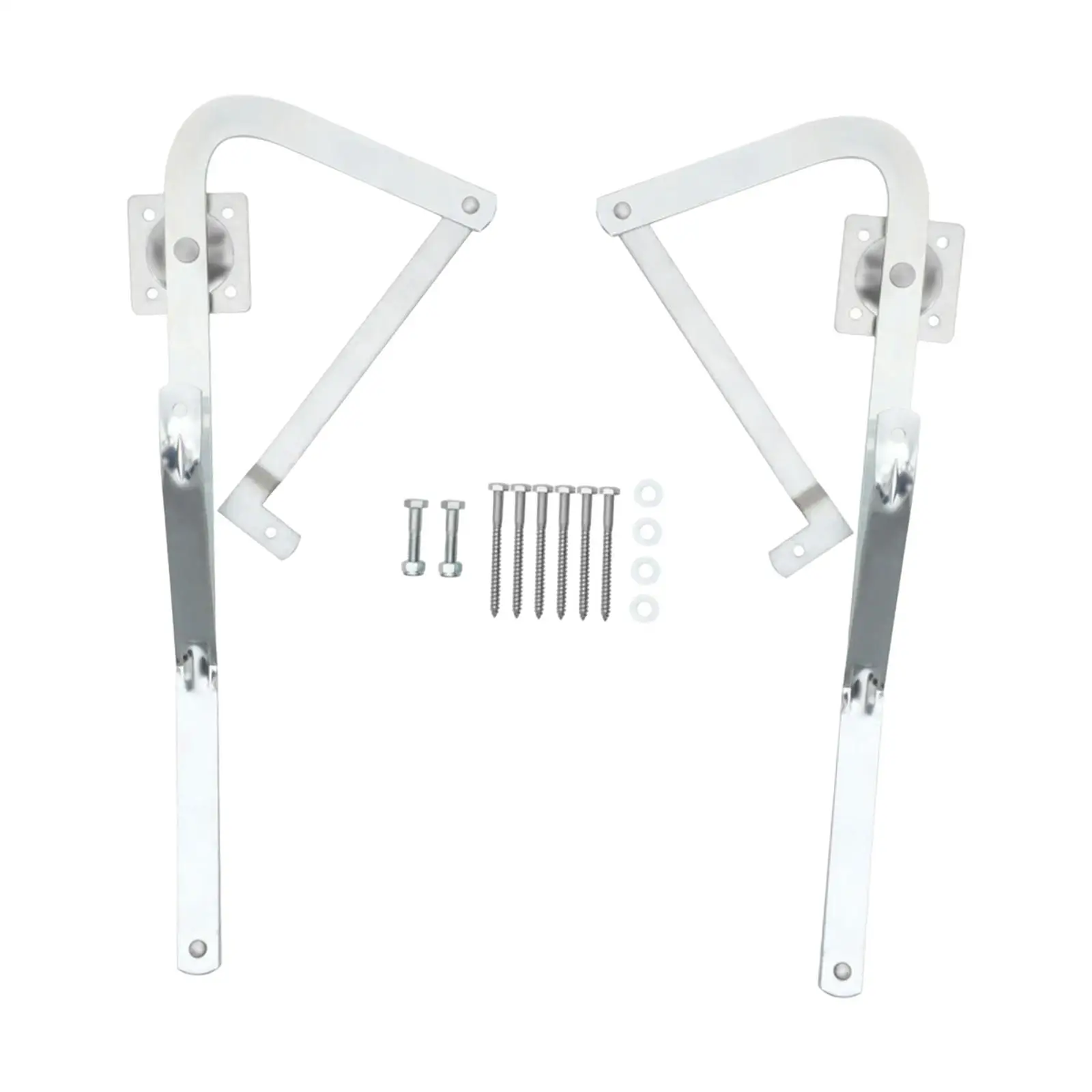 Attic Ladder Hinge Arms Replacement,Easy to Install, Sturdy Heavy Duty Ladder Accessory for MK5 Wu2210 W2210 W2208