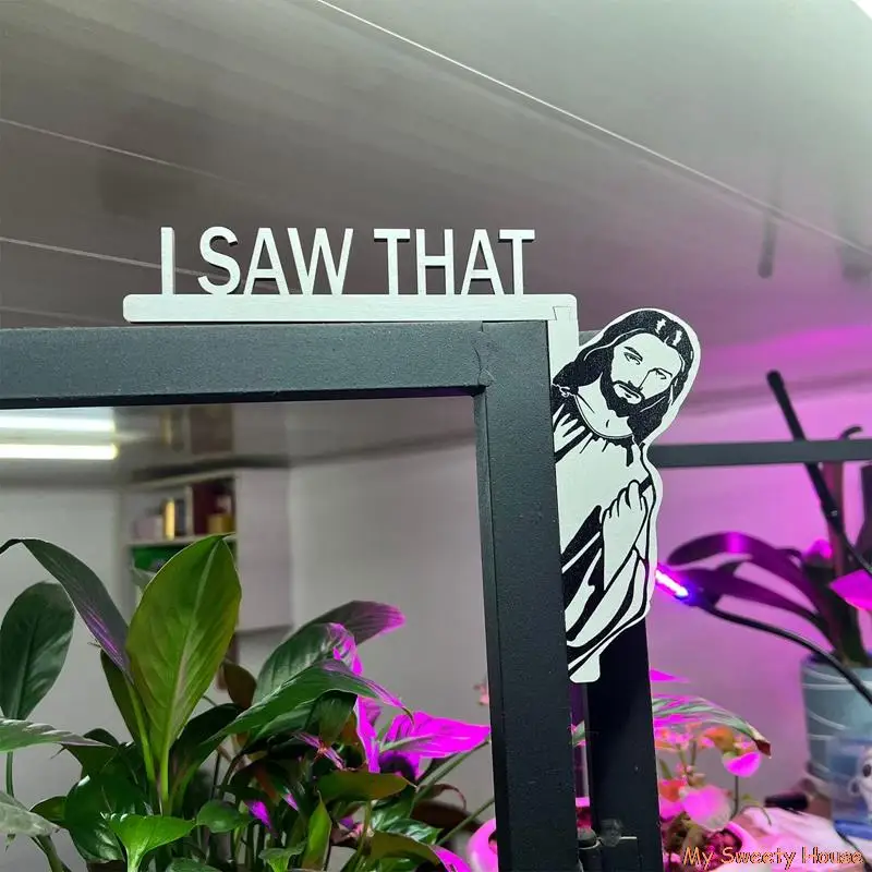 Creative Home Decor Jesus I Saw That I Over Door Jesus Sign Wood Jesus I Saw That Funny Jesus Door Hanger Funny Home Decor 3 | Creative Home Decor Jesus I Saw That I Over Door Jesus Sign Wood Jesus I Saw That Funny Jesus Door Hanger Funny Home Decor 3