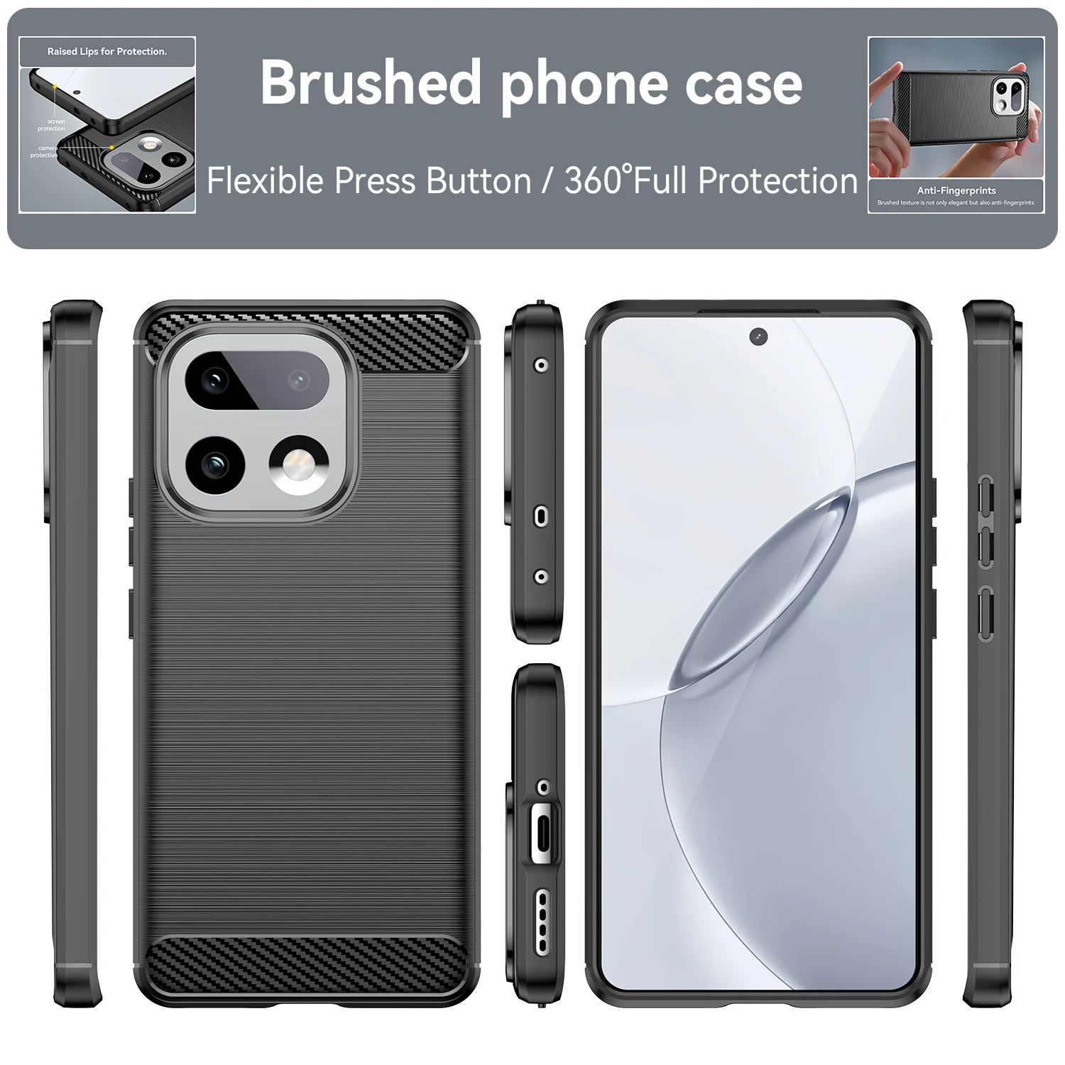 Silicone TPU Soft Phone Case for Realme - Sleek & Durable Protection