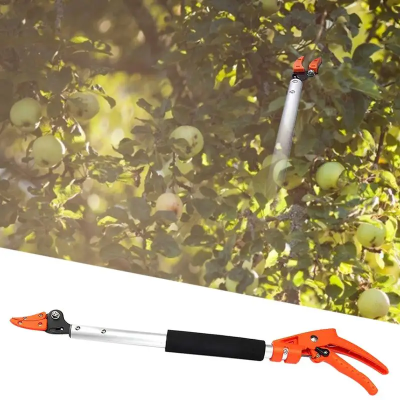 Cut And Hold Tree Pruner Extension Lopper Branch Scissors Extendable