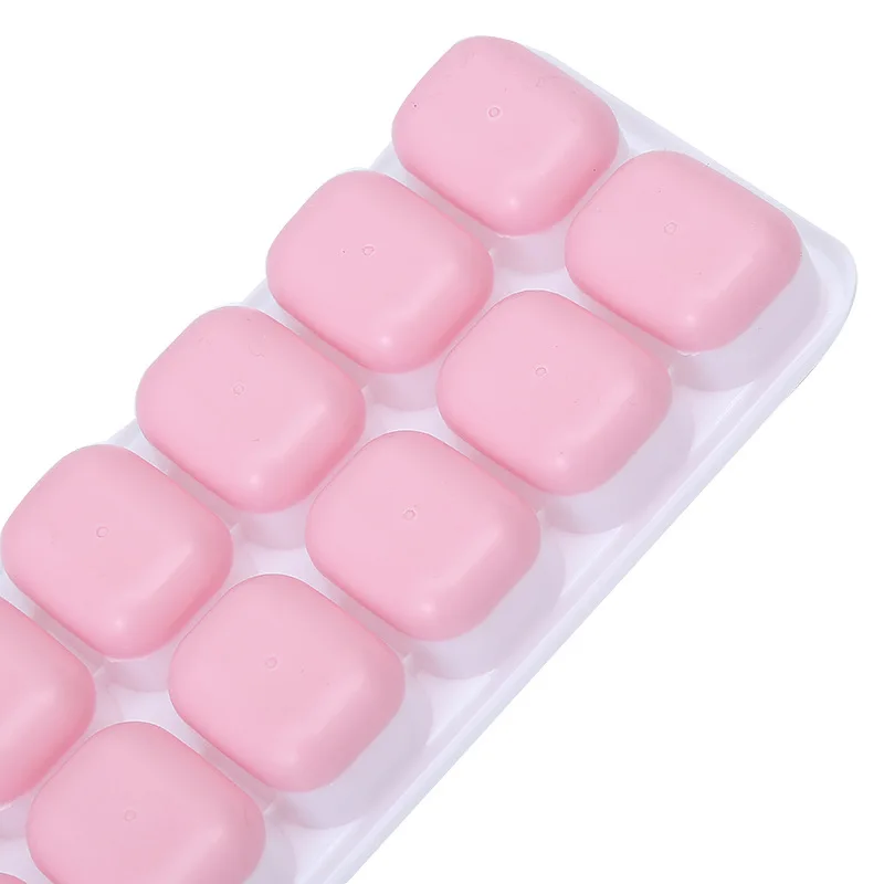 Ice Cube Mold Ice Cube Trays Reusable Silicone Ice cube Mold Fruit Maker with Removable Lids Kitchen Tools Freezer Summer Mould