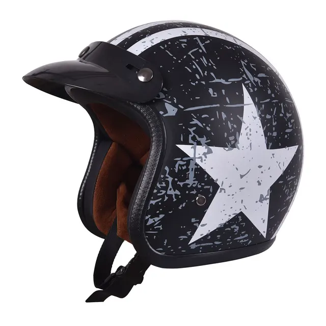 Retro Half Open Motorcycle Helmet: A Vintage Marvel