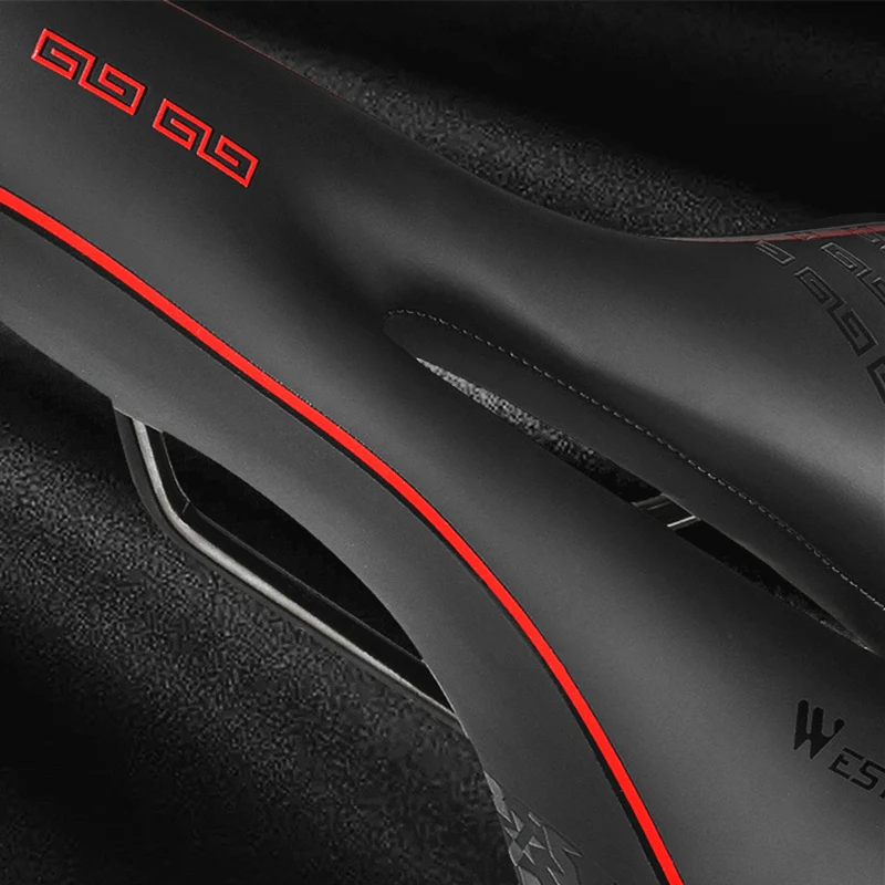 WEST BIKING Gel Bicycle Saddle Ergonomic MTB Mountain Road Bike Seat Non-Slip Shock Absorbing Cycling Cushion