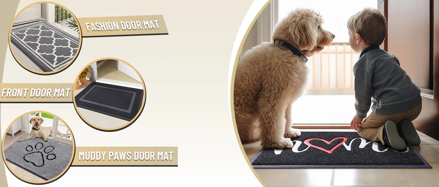 Description Picture 2 of itemKitinjoy Entrance Door Floor Mat Non-slip Soft Machine Washable Doormats Super Absorbent Baththroom Floor Mats Decoration Carpet