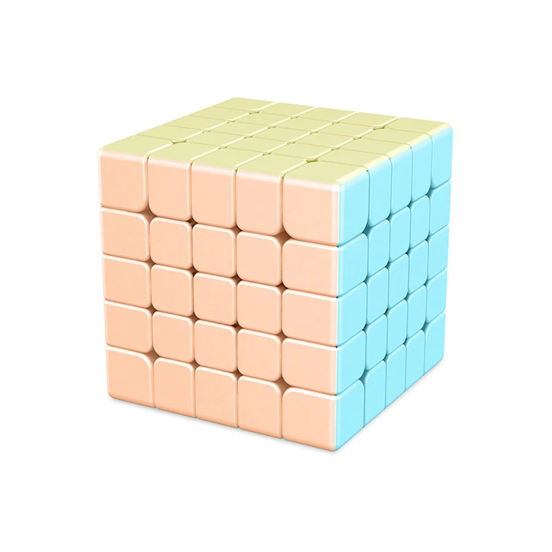 Mo Yu Macaroon 2x2 3x3 4x4 5x5 Pyraminxed Magic Cube Toy Set Cube Pack Macaroon Stickerless Neo Professional Puzzle Toy For Kids 5