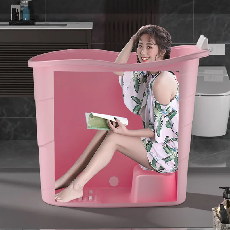 AdultsHydromassageSuntanTubEcoFriendlyJapanesePliableBathtub