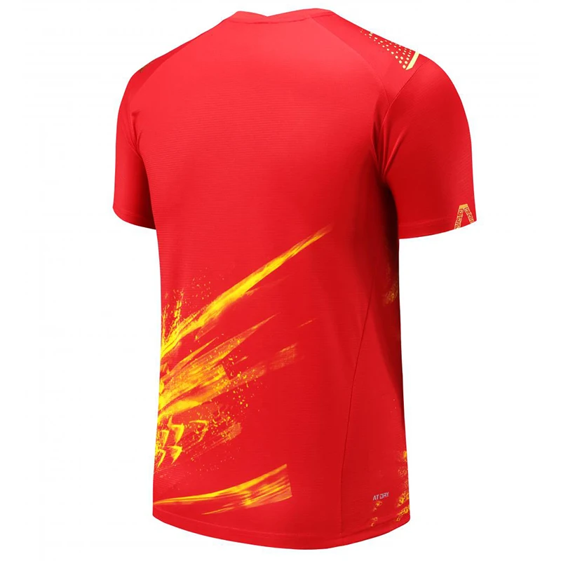 China Dragon Table Tennis Short Sleeve Tennis Badminton Ping Pong Jersey Sports Uniform Workout Clothes